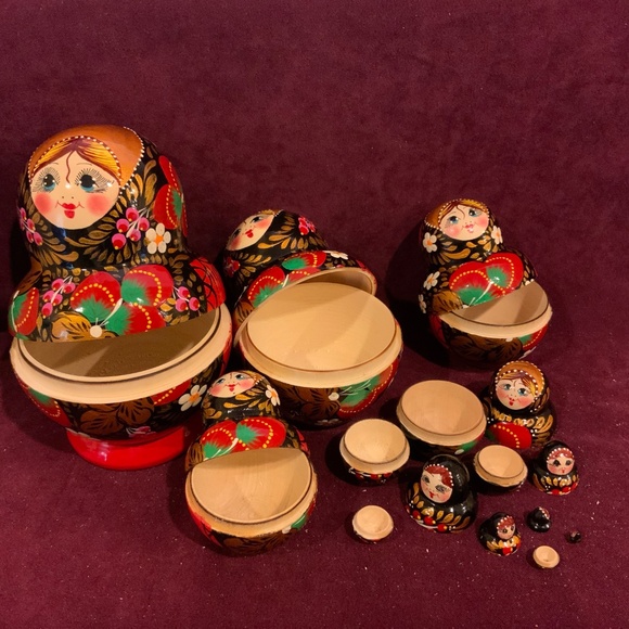 Nesting Dolls Set of 10! NEW! - Picture 2 of 11